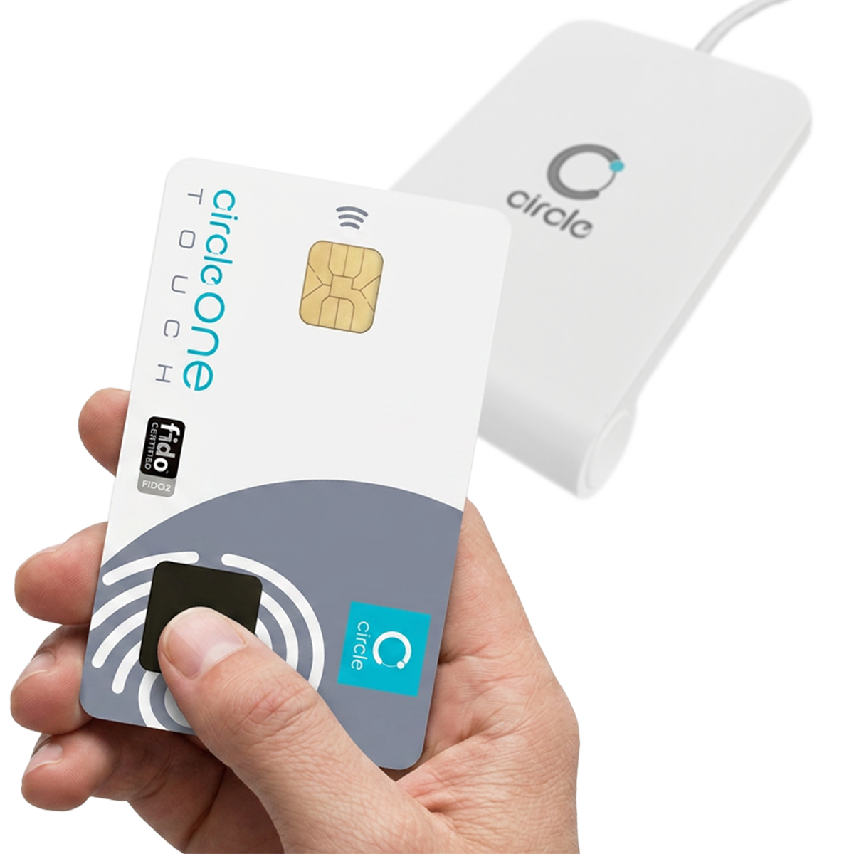 CircleONE Touch - 生体認証 FIDO2両対応(接触型＋非接触型)セキュリティカード